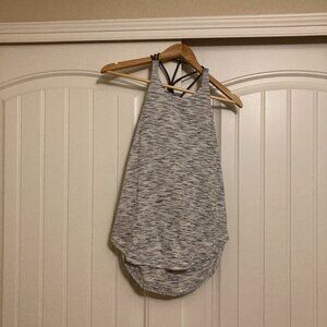 Lululemon Raise The Barre Tank Tiger Space Dye Black White / Dark Carbon Size 4